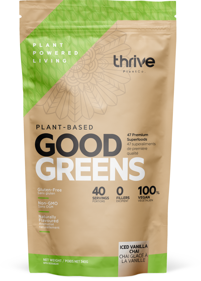 Thrive PlantCo. Good Greens - Iced Vanilla Chai Product Front