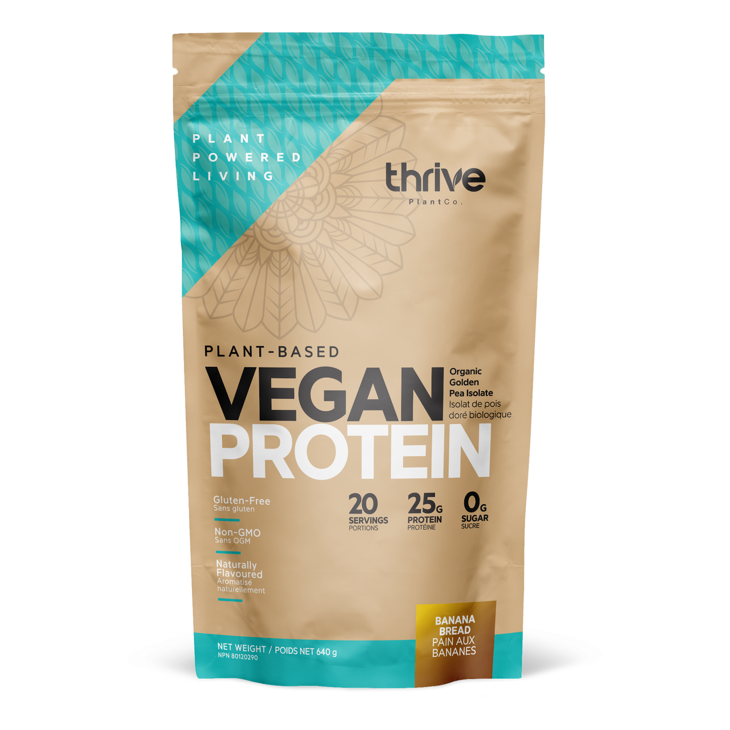 thrive plant protein banana bread