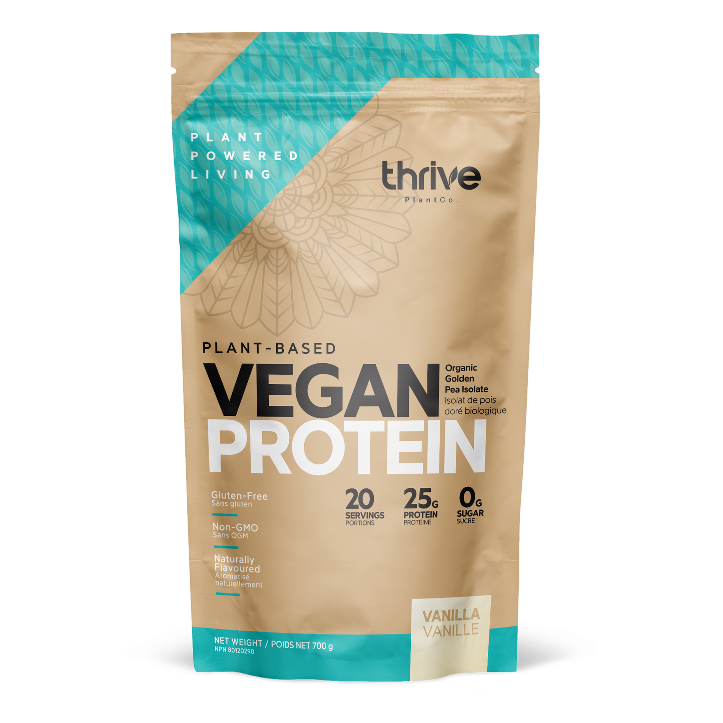 thrive plant protein vanilla chai