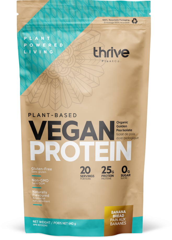 Thrive PlantCo. Vegan Protein - Banana Bread Product Front
