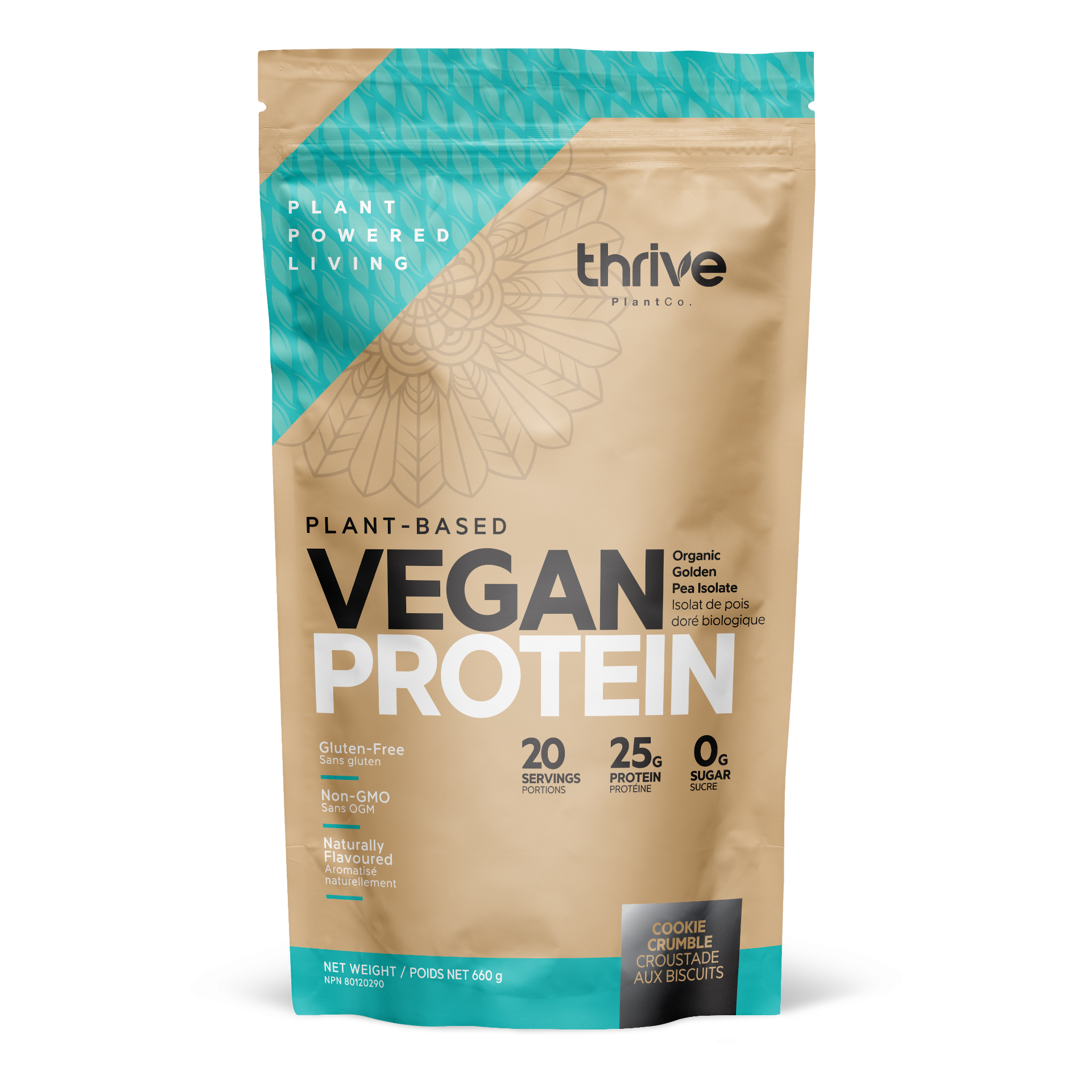 vegan protein cookie crumble
